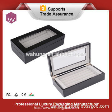 Newest wood customize cufflink storage box
